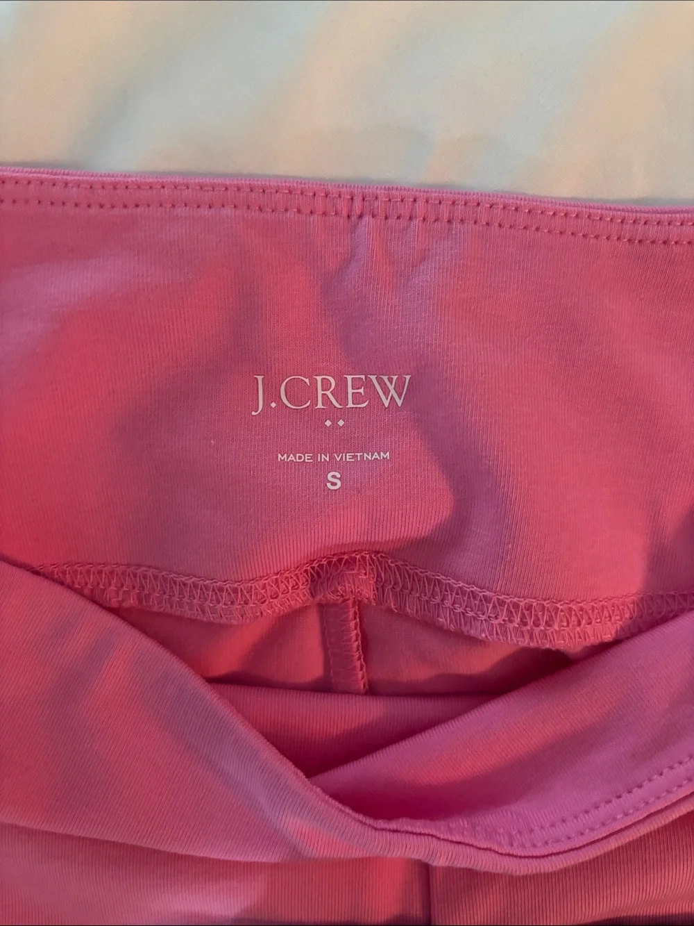 J Crew size small Pink Leggings and Black & White Houndstooth Leggings Set